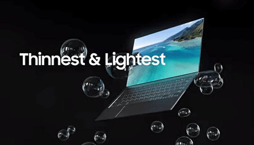 Samsung apresenta notebook com display ultrafino e webcam sob tela