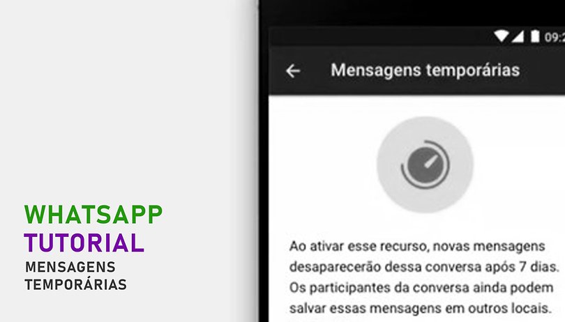 Mensagem temporária no WhatsApp: aprenda e ative no seu aparelho!