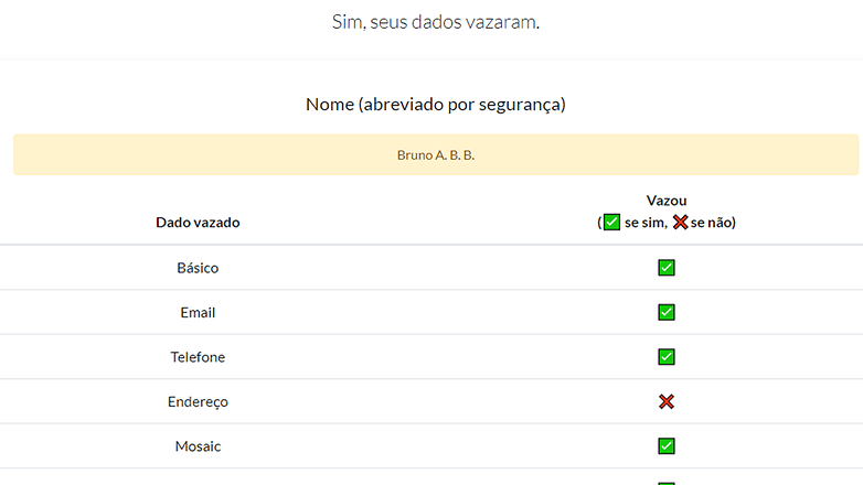 fuivazado print resultado