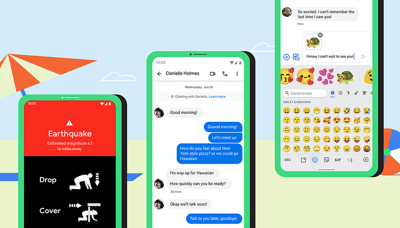 Earthquake, Emoji Kitchen and Messages: New Android features