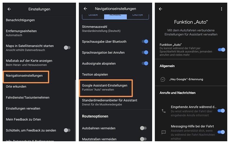 Google Maps Funktion Auto