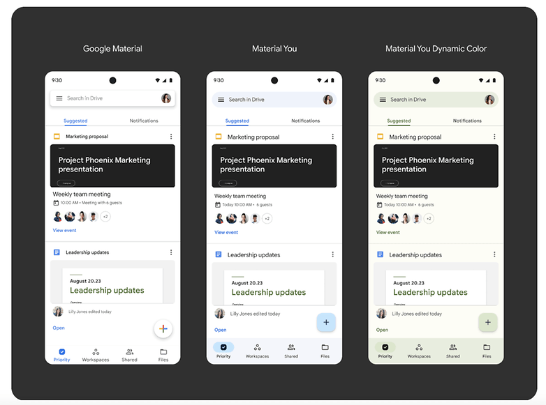Material You Google Drive