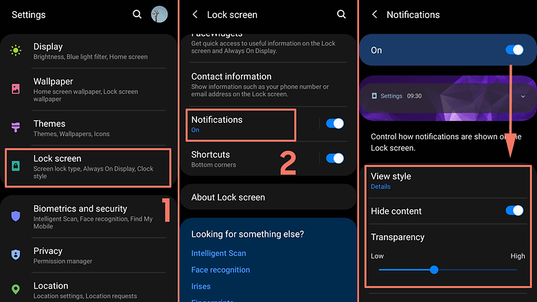 2021 04 14 Samsung One UI lock screen EN _ OneUI