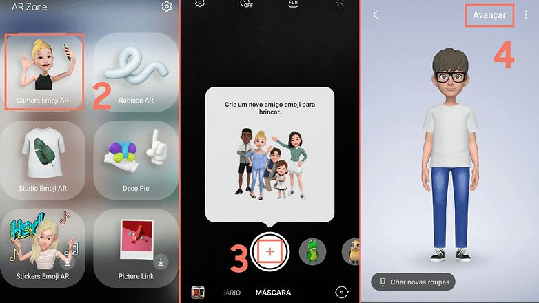 AR moji Android