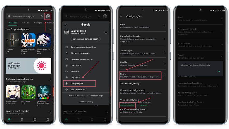 Atualizar Google Play