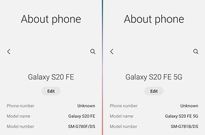 samsung galaxy s20 fe snapdragon vs exynos