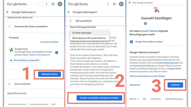 Google Takeout DE 3