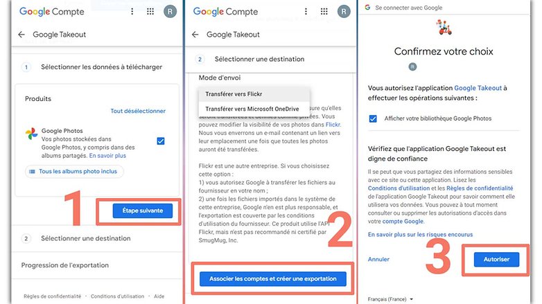 Google Takeout FR 3