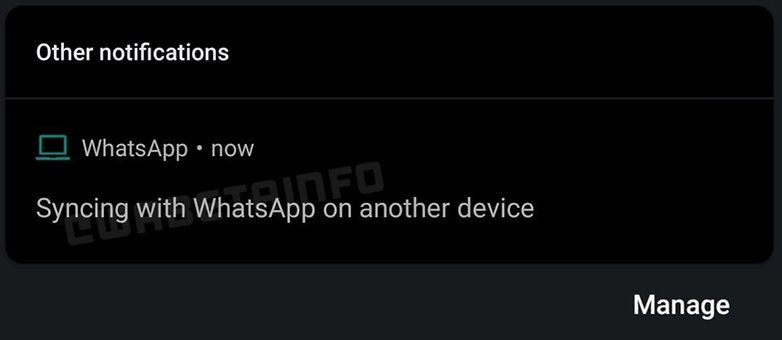 WA SYNCING ANOTHER DEVICE ANDROID