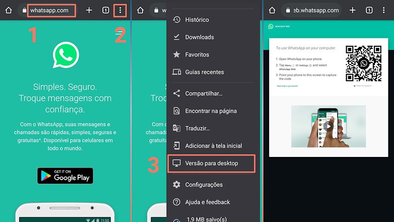 WhatsApp Web tablet