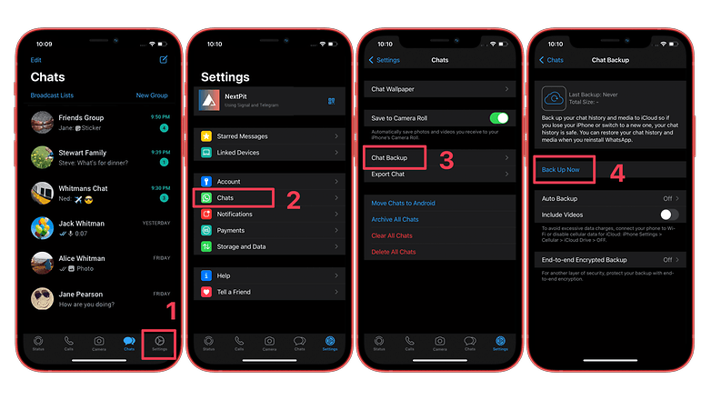 WhatsApp backups 3