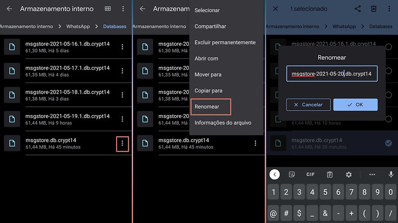 WhatsApp recuperar backup 2