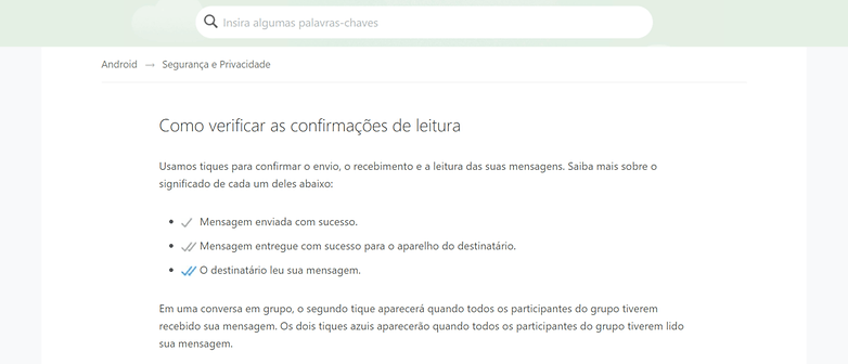 WhatsApp tiques