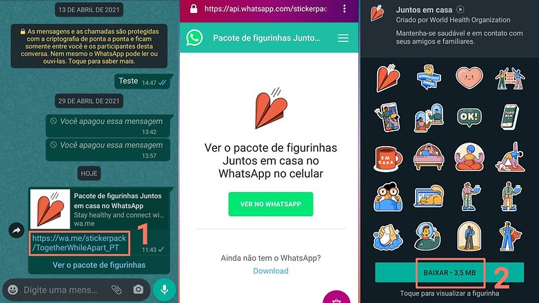 Whatsapp baixar figurinhas 2