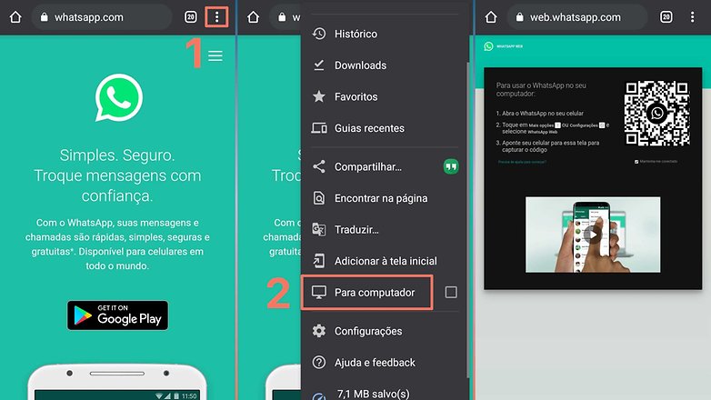 ZapZap Web no celular