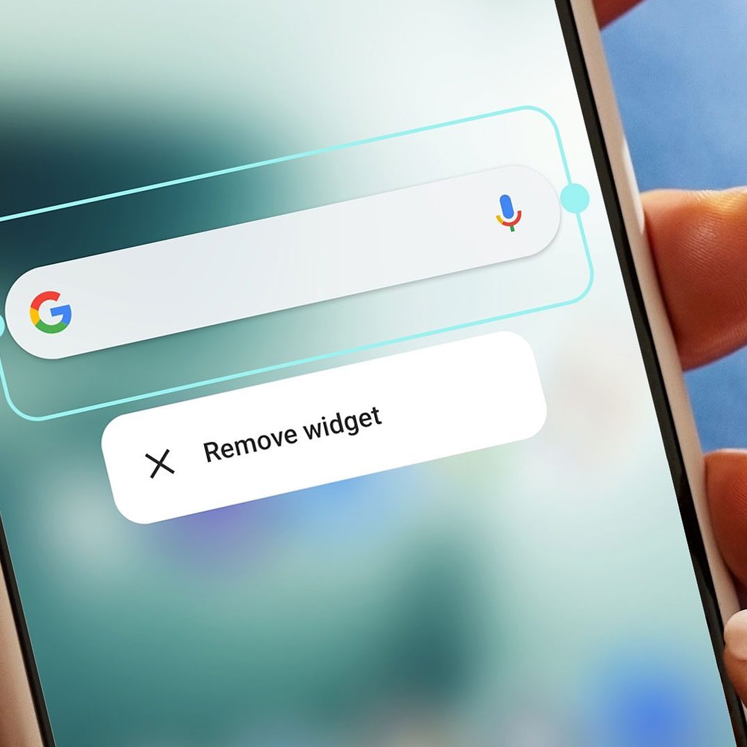 How to remove the Google Search bar from any Android homescreen