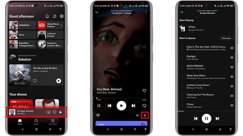 NextPit how to spotify queue 2
