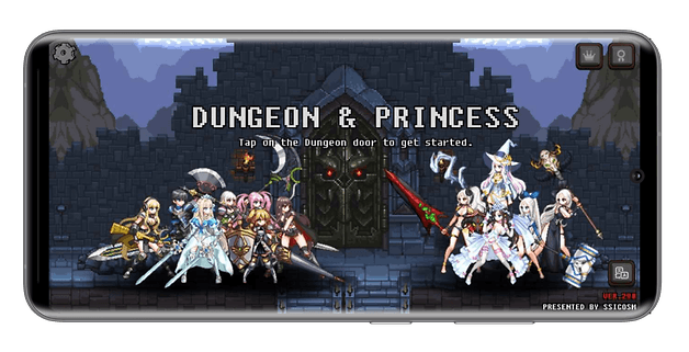 dungeon-princess-offline-rpg-startbildschirm