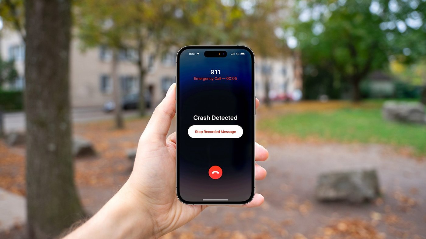 iphone 14 pro car crash