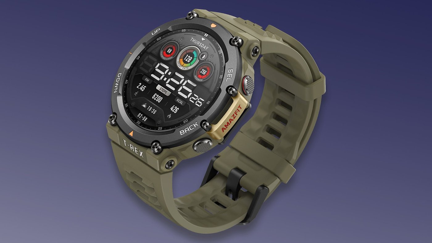 Hyper-Rugged Smartwatch Models : Amazfit T-Rex 2