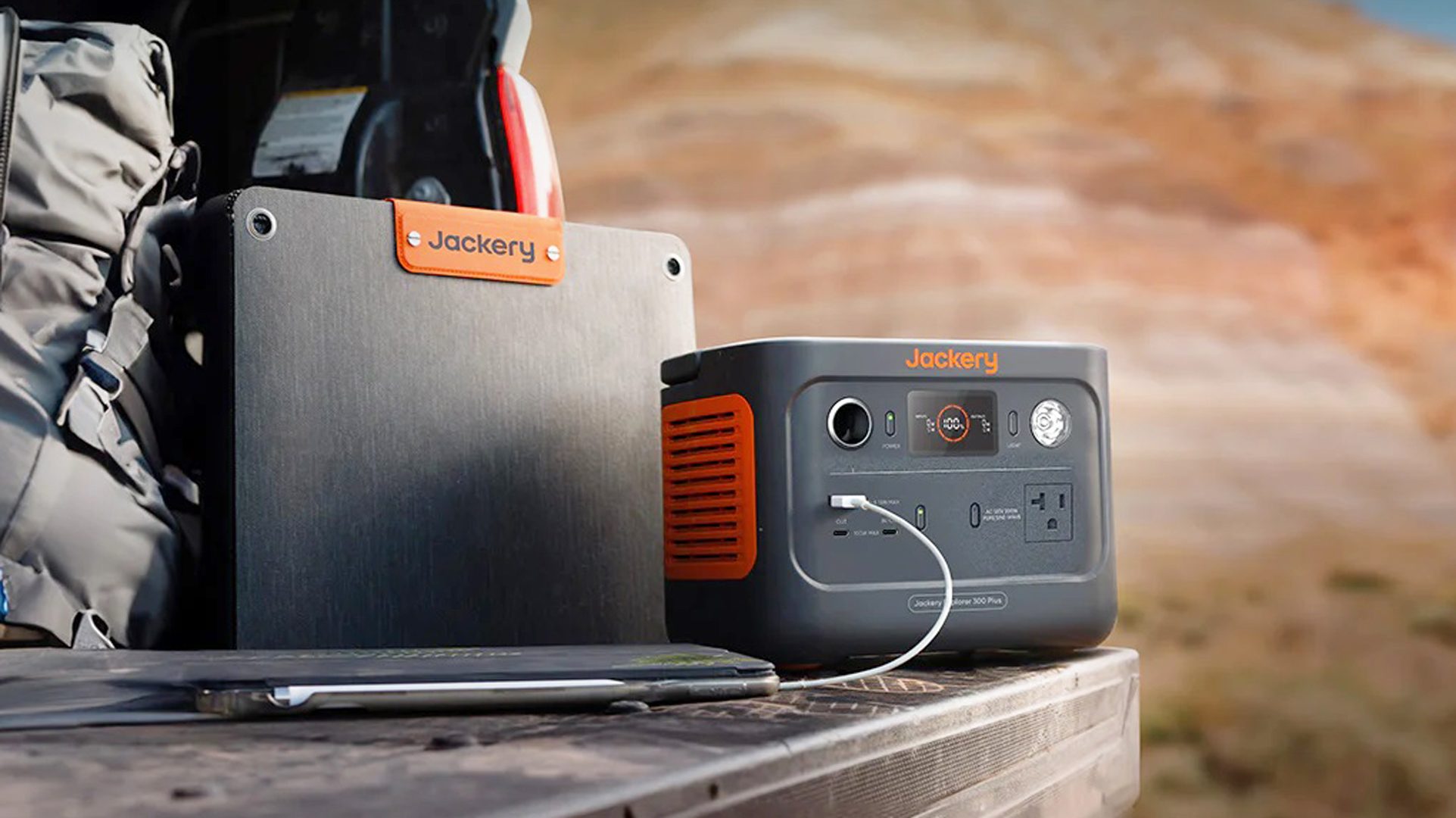 Jackery Explorer 300 Plus Solar Generator is 0 Off