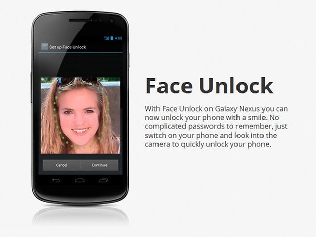 Galaxy Nexus Face Unlock