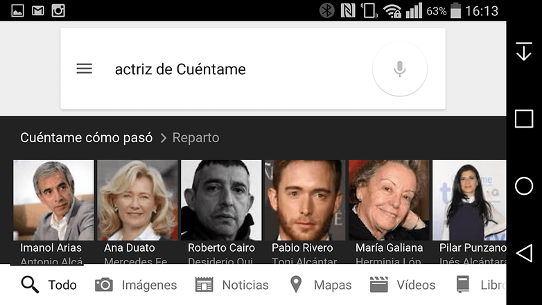 actriz googlenow