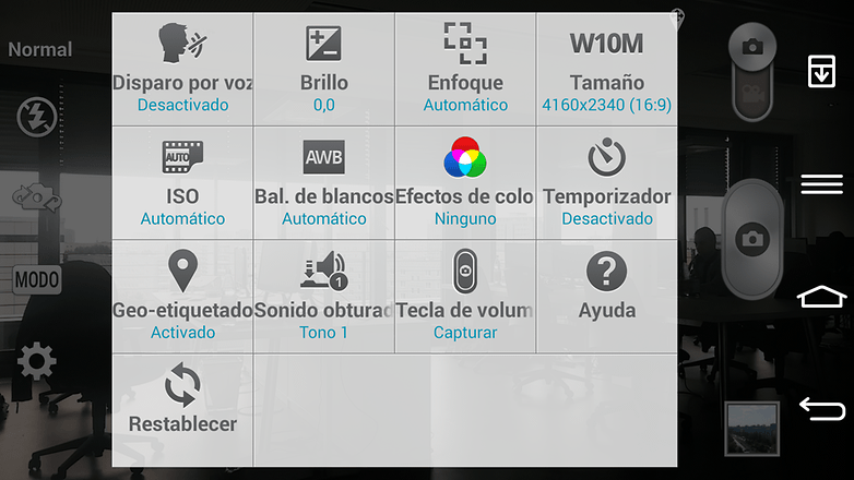 lg g2 camara manual