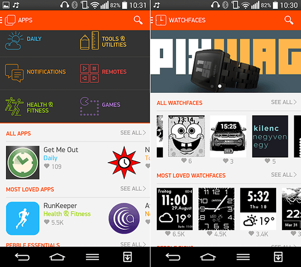 pebble apps